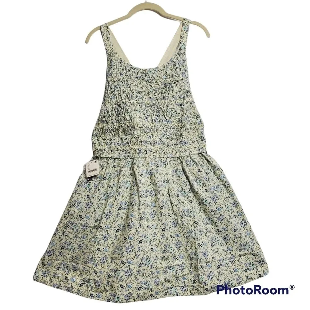 FREE PEOPLE Petunia Cotton Mini Dress Sz MEDIUM‎